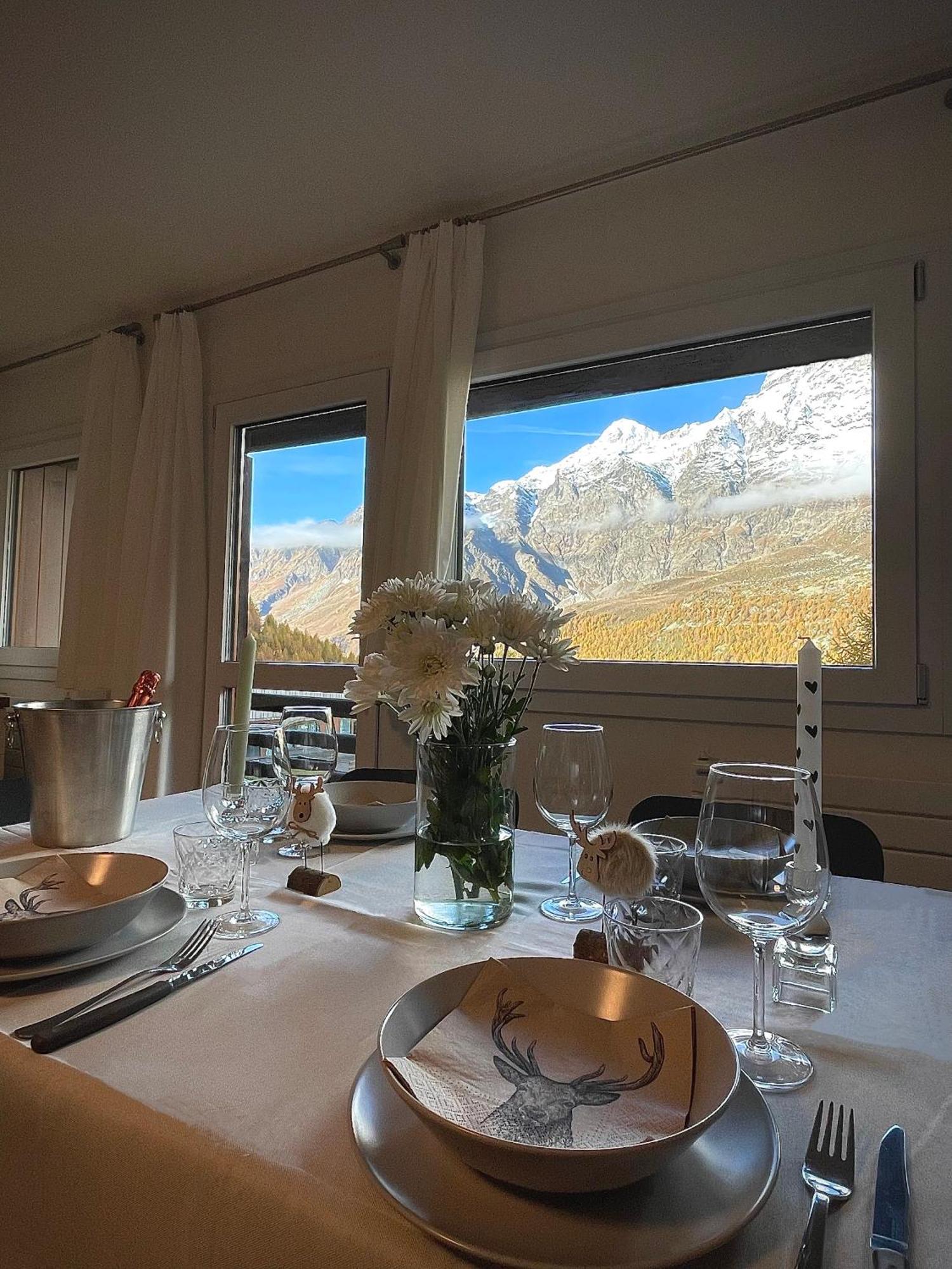 Ski Paradise - Cielo Alto Cervinia เบรยล์-แชร์วิเนีย ภายนอก รูปภาพ